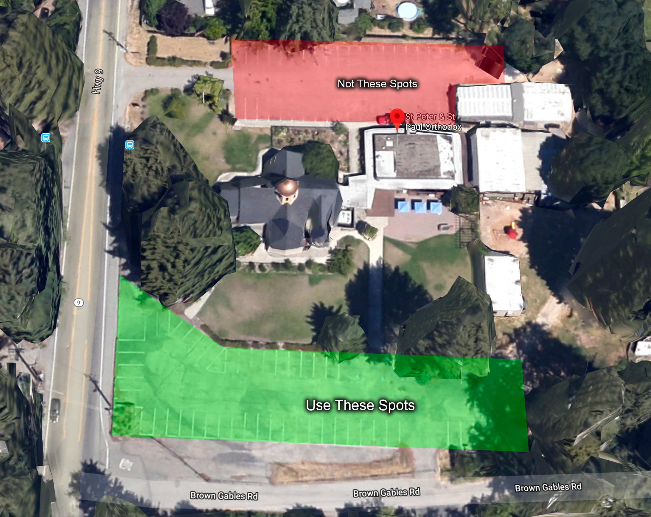 Parking map